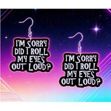 K-Pop Lightstick Acrylic Dangle Earrings, Cute Concert Light Stick Earrings, Fandom Jewelry Gift For K-Pop Fans - A - View 1