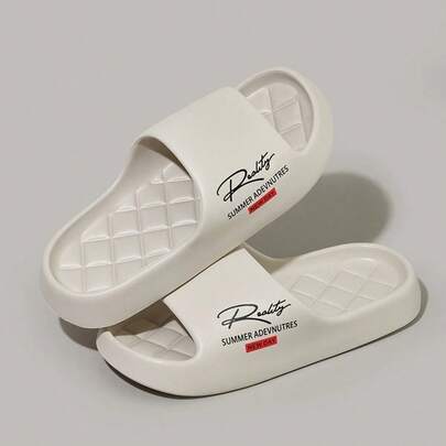 Dép đôi EVA thoải mái mới, dép đi trong nhà chống trượt cho phòng tắm, thích hợp cho mùa hè, unisex.