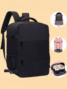 Business Trip Dual-Shoulder Large-Capacity Backpack With Independent Shoe Compartment, Professional Computer Bag, Travel Commuting Bag - Multicolor - View 1