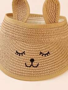 Kids Summer Breathable Sun Hat, New Cartoon Baby Sun Protection Cap, Summer Beach Hat - 1PC - View 4