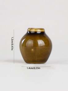 1pc Mini Vase Jingdezhen Ceramic Fridge Magnet Flower Decor - Refrigerator Magnets - View 8