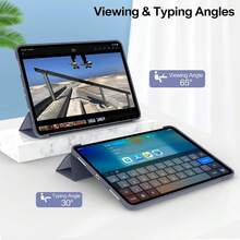 1个硅胶软壳/全包边保护/蜂窝散热设计/保护套，兼容iPad（第十代）/ 11 1A16（2025） - 薰衣草 - 查看 8