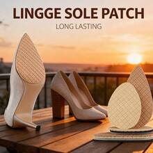 2pcs High Heel/Flat Shoes Anti-Slip Sole Stickers, Anti-Slip & Wear-Resistant Invisible Shoe Pads, Walk Higher And More Confident - Multicolor - View 10