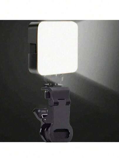 1pc Mini Portable Selfie Ring Light, LED Pocket Fill Light For DSLR Camera Photo & Video, Beauty Lighting