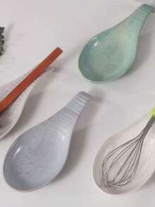 1 件复古陶瓷汤匙，高品质汤勺，北欧风格勺托，日式蘸酱碟，小开胃菜盘 - 彩色 - 查看 7