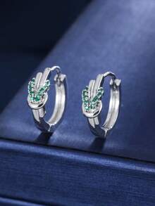 一对优雅的打结耳环，适合日常通勤和约会穿搭 - W17869 - 查看 2