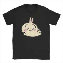 Usagi  Smug T Shirts For Men Cotton Funny T-Shirts Round Collar Tee Shirt Short Sleeve Tops Plus Size - 黑色 - 查看 8