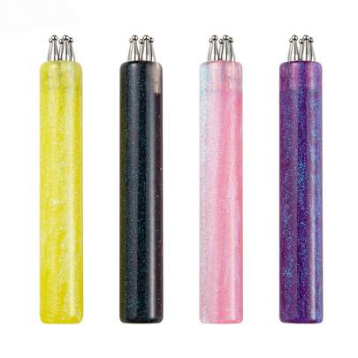 1 bút vẽ móng nghệ thuật, bút chấm móng acrylic lấp lấp lánh, bút vẽ móng nghệ thuật tự làm họa tiết hoa nhiều màu sắc.