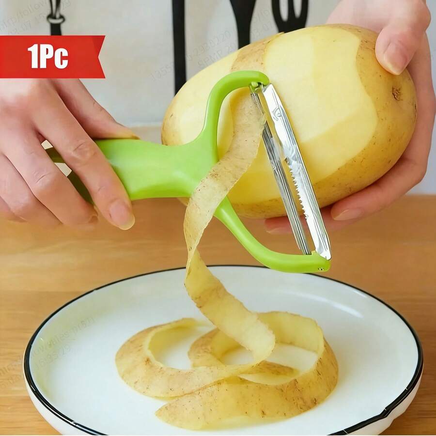 烹饪工具：宽口削皮器、不锈钢果蔬切刀、卷心菜切片器、沙拉土豆切片器、厨房配件