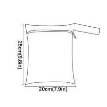 两件式干湿分离袋,妈妈包,防水可重复使用瑜伽健身包,适合存放泳衣或湿衣服 - 彩色 - 查看 3