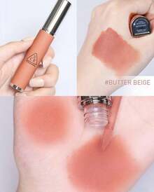 3CE #奶油米色诗慧玉柔雾唇釉，芝士橙 - #Butter Beige - 查看 1