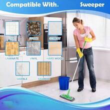 1/5Pcs Reusable Microfiber Mop Pads Compatible With Sweeper, Dry And Wet Dual-Purpose Flat Mop Covers, Washable Pads For Surface/Hardwood Floor Cleaning (Mop Not Included) - Nhiều màu - Xem 6