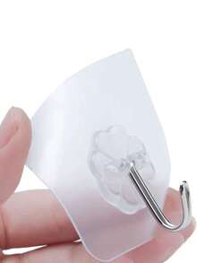 Bộ 10/15 móc treo tường tự dính chịu lực cao, chịu tải tối đa 33lb - Móc trong suốt, chống thấm nước và dầu mỡ, dùng cho phòng tắm, nhà bếp, không cần khoan. Keo dính chắc chắn, giữ được khăn tắm, áo choàng, áo khoác, dụng cụ nhà bếp. - Xem 4