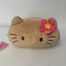 SANRIO Túi đựng mỹ phẩm hình mèo KT dễ thương, túi đựng đồ dùng du lịch thiết yếu, hộp bút chì, hộp văn phòng phẩm. - Xem 8