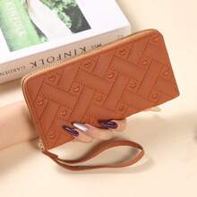 New Embroidered Long Wallet & Phone Pouch - Multicolor - View 16