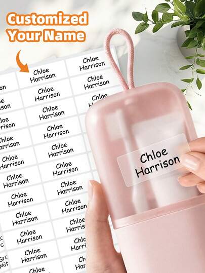 1-210pcs Custom Name Labels, PPersonalized Name Stickers, Transparent Stickers,Waterproof Oilproof Function, Available In Multiple Sizess, Suitable For Lunch Boxes, Gift Wrapping Sticker, Party Favor Label Sports Equipment, Mug Sticker, Perfect For Home, Office, Dorm, Summer Camp, Durable, High-Quality Stickers, Ideal Gift For Family, Friends, Sons, Daughters,Great For Sports Competitions, Back To School Season, Graduation, Birthday, New Semester, Family Gathering, Holiday Trip.