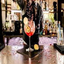 Set Of 10 (Buy 9 Get 1 Free) Reusable Glass Straws, Colorful Random Bar Tableware Accessories - 查看 2