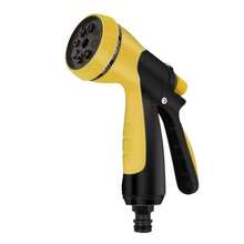 1个可调节花园水枪，洒水软管喷嘴，高压清洗机，洗车清洁工具，草坪浇水洒水器 - A - 查看 9