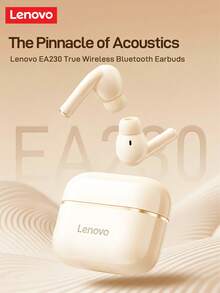 Lenovo EA230-5.4 Bluetooth Earphones: In-Ear Noise Cancelling, Low Latency, HD Calling, Stereo Sound, Compatible With Multiple Devices - Black - View 4