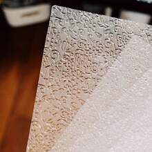 6 Pattern Design, Transparent PVC European Flower Trim Paisley Grid Texture Pattern Embossed Soft Pottery Texture Pad For DIY Homemade Polymer Clay Jewellery - Clear - View 7