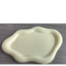 白色不对称云朵造型首饰托盘，可作手表钥匙架、戒指碟，适合母亲节/感恩节/生日礼物 - 彩色 - 查看 6