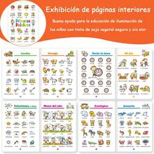 32-Page Spanish Cognitive Educational Learning Material, Brain Development Stimulation, Home Education Product. Gift For Early Childhood Education - Multicolor - View 6