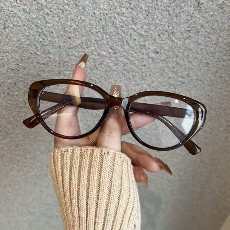 Fashionable Women's Glasses - High-End Retro Modern Cat-Eye Design - Multicolor - View 1