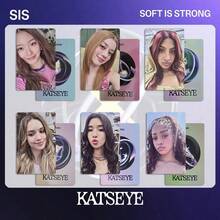 6pcs Katseye/K Pop Eyeons Purple Cards, Delicate Collector's Edition Cards, Can Be Stored In Card Cases, Wallets, Passports, Also An Excellent Prop For Travel Photography And Check-In, Christmas Gift - Multicolor - View 14