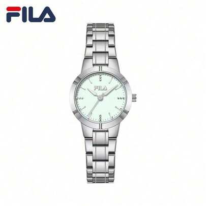  FILA Classic Diamond Quartz Ladies' Watch Minimalist Steel Strap 30M Waterproof Light Luxury Women's Wristwatch