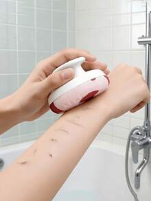 1pc Body Exfoliating Brush - Powerful Cleansing & Scrubbing Tool, Non-Slip Handle Design, Lightweight & Portable - Multicolor - View 1