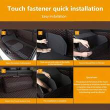 Caja de almacenamiento portátil para el coche, organizador de maletero, caja de almacenamiento plegable multifuncional, contenedor de almacenamiento para el coche, solución de almacenamiento para el coche de alta capacidad, organizador esencial de uso doméstico y para el coche, diseño con asa negra, esencial para viajes, regalo del Día de la Madre - Multicolor - Ver 10