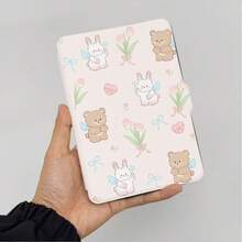 Kindle Reader Protective Case, Cute Rabbit & Bear Pattern, Book-Style Double-Sided Printing, Compatible With Kindle Paperwhite 5th/6th/7th, Paperwhite 10th/11th/12th, Kindle (Colorsoft)/10th/11th/12th And Other Popular Models, Kindle Case/Kindle Accessories - Multicolor - View 16