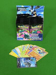 宝可梦稀有风格卡片，独特设计，可用于构建个性化卡片套装，随机发货 - 彩色 - 查看 6