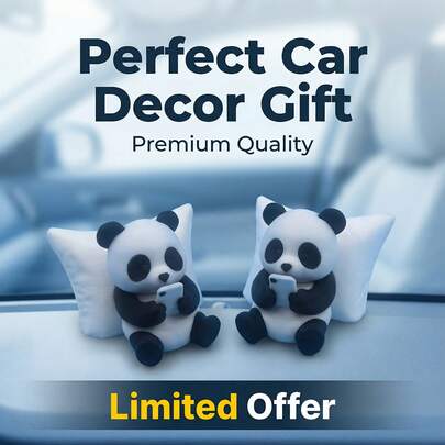 1PC Flexible And Movable Joint Cartoon Cute Little Panda, Cartoon Panda Watch Mobile Phone Desk Decoration, Modern Home Desktop Decoration In Bedroom And Living Room, Car Decoration, Exclusive Gift For Panda Enthusiasts
