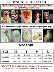 1pc Thin Heart-Shaped Hanging Pet Collar, Suitable For Small Cats And Dogs To Wear Indoors And Outdoors All Year Round - Pink - View 4