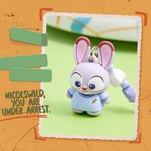 Miniso Móc khóa túi xách mini hình thú nhồi bông Judy & Nick / Clawhauser & Bellwether trong phim Zootopia của Disney, nhỏ gọn và đầy đặn, món quà sinh nhật tuyệt vời (1 chiếc) - Nhiều màu - Xem 5