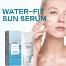 50+ Facial Sunscreen Centella Protector Solar Sunblock Skin Whitening Cream Korean Moisturizing Protector Care Body Sunscreen - 白色 - 查看 4