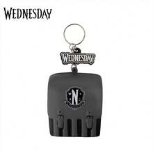 MGM 1PC Wednesday Officially Licensed Squishy Keychain 3D Figurine Bag Clip Anime Figure Keychain Cute Cartoon Collector Keyring Backpack Decor Birthday Christmas Gift - FB-cR2777 - View 4