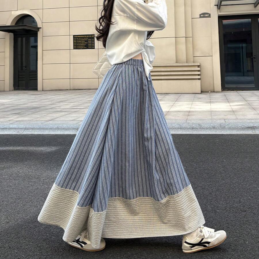 Women Skirts - Blue - View 1
