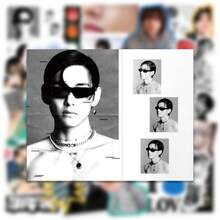 50张 KPOP Ins 凤锦泰亨 单人混合手账明星防水环绕贴纸 - 彩色 - 查看 4