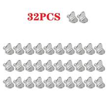 32PCS5mm L - Shaped Shelf Support Studs: Fix Wooden/Glass Boards In Cabinets, Ideal Furniture Bracket Holders - Multicolor - View 10