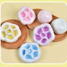 软糯麻糬挤压玩具，缓解压力挤压体验，外裹薄冰皮，塑料麻糬质感，办公室、派对、愚人节的理想礼物（无需针头） - 彩色 - 查看 8