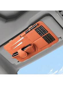 Car Sunshade Organizer, Multi-Pocket Storage Bag For Car Sunshade - A - View 5