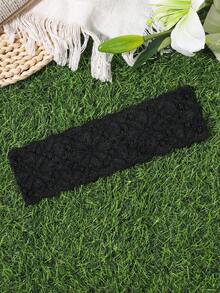 1 chiếc băng đô ren họa tiết hoa cúc màu trơn phong cách đường phố dành cho nữ, phụ kiện tóc ren mùa hè, băng đô đi biển, băng đô thấm mồ hôi khi đi nghỉ mát. - Nhiều màu - Xem 19