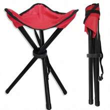3-Legged Tripod Support Non-Slip Design, Portable Multifunctional, Suitable For Outdoor Camping And Fishing, Tool Box Auxiliary Seat, Portable Folding Camping Stool (50cm), Black - Multicolor - View 12