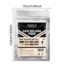 GOIPLE Premium Hair Building Fibers & Applicator Set, Instant Thickening Smudge-Proof Root Blending, Undetectable Thinning Hair Loss Concealer, Refillable Fiber Powder For Bald Spot Coverage Hairline Refinement Daily Styling, Women Men All Hair Types - 1pc Black Bag (1.05oz/30g) - View 11