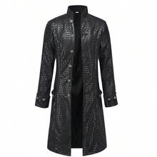 Men Accessory Sets - 260129 Sequined Jacket In Blue - View 2