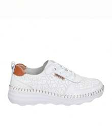 The Happy Monk Women Casual Athletic Shoes - White - View 1