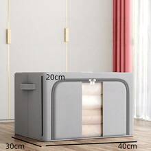 Hộp đựng quần áo, chăn ga gối đệm bằng nhựa PVC trong suốt, dung tích lớn, có thể gập lại, dùng trong gia đình. - Nhiều màu - Xem 10