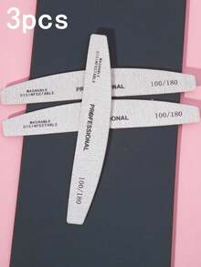 Nail Files, 100/180 Grit Sandpaper, Zebra Pattern Double-Sided Washable Coarse Files, Suitable For Removing Acrylic Nails And Extending Nails, Manicure Care Set, Salon & Home Use - Multicolor - View 12